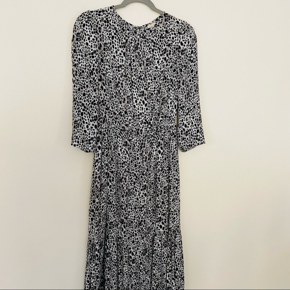 A New Day Tiered Midi Cheetah Print Dress - Picture 7 of 11